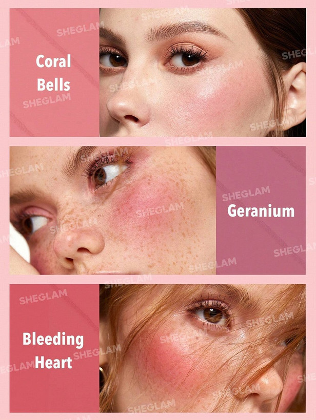 پالت رژگونه 6 رنگ شیگلم مدل Blushing Bouquet