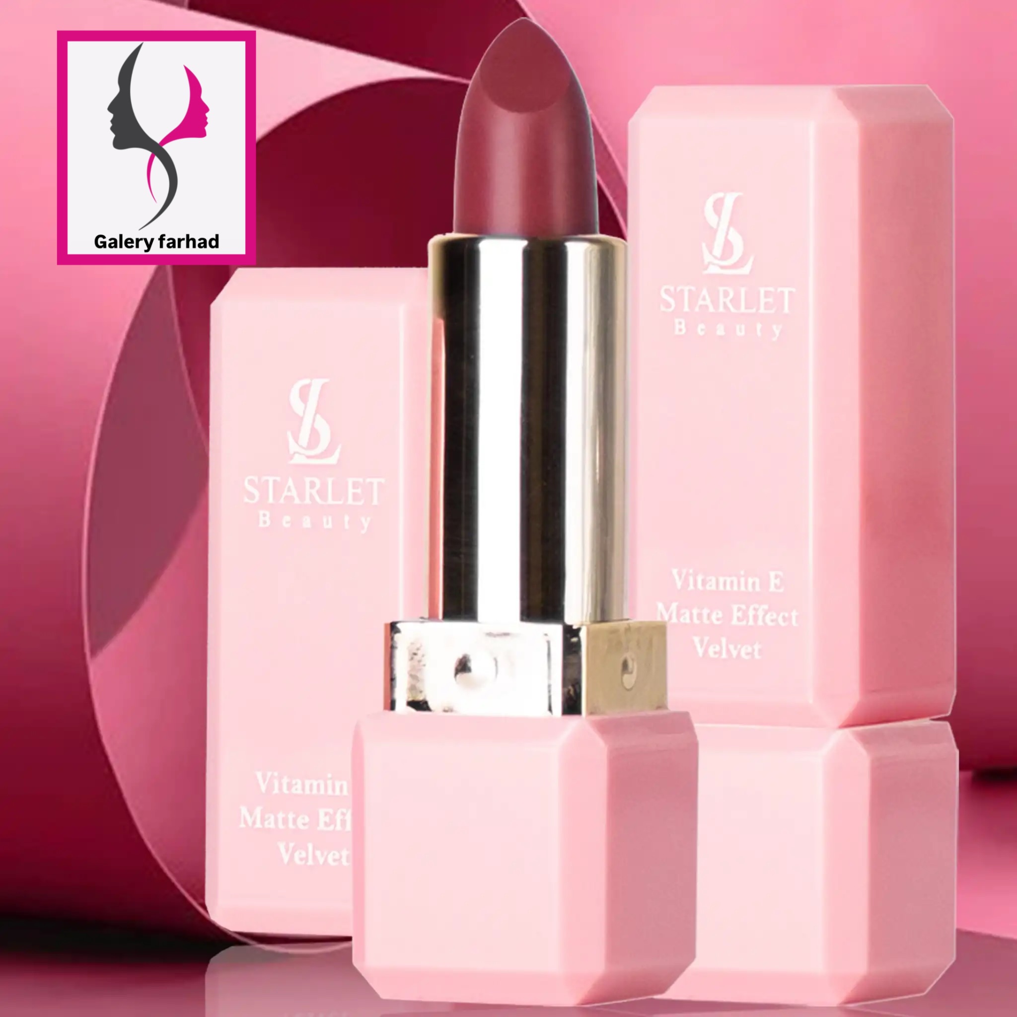 رژلب جامد مات استارلت starlet حاوی ویتامین e در 12 رنگ بسیار خاص و زیبا