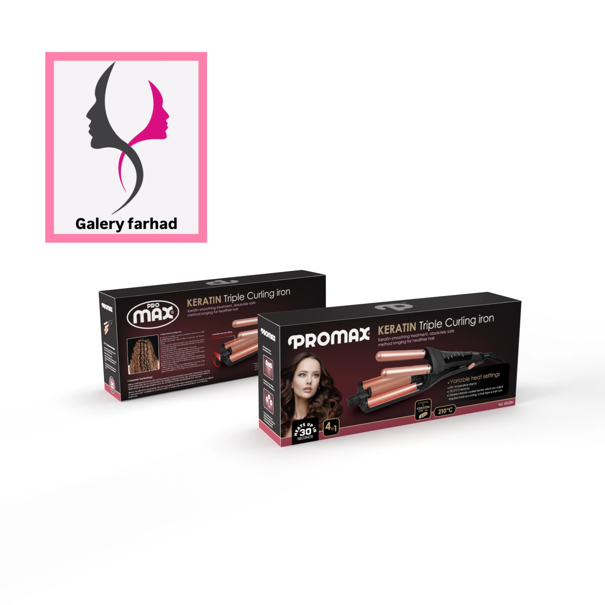 انبرموج کراتین 4کاره پرومکس مدل 4545K