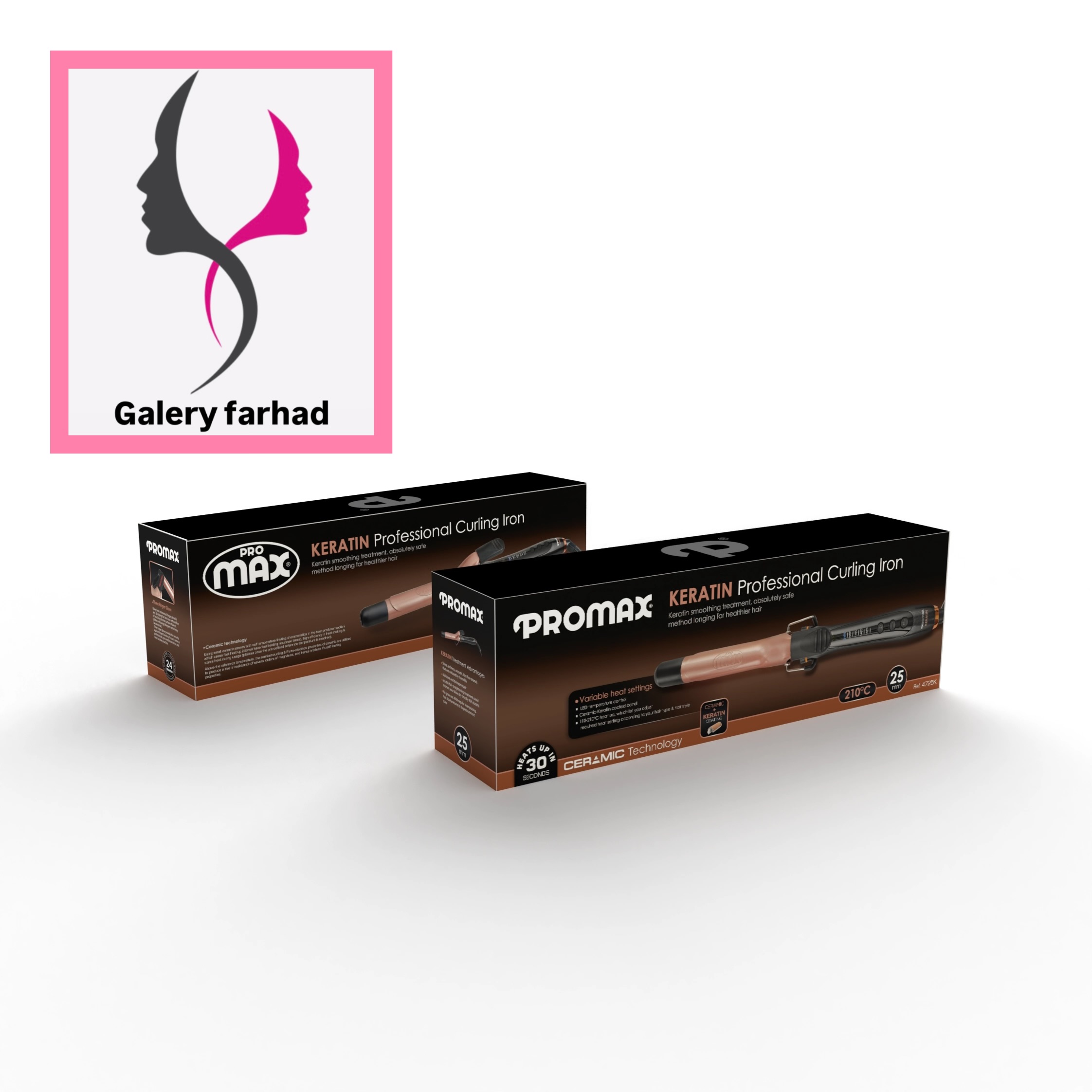 فرکننده مو پرومکس سایز 25 مدل 4725K