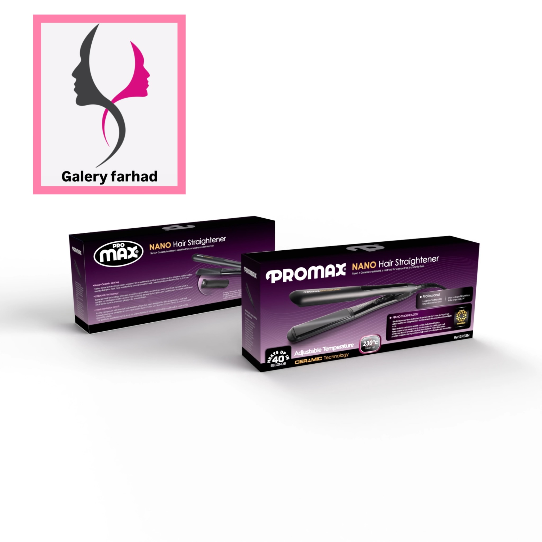 اتو مو نانوسرامیک پرومکس مدل 5733N