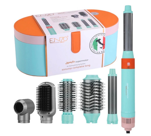 سشوار 6 کاره انزو طرح دایسون EN-4136 | حرفهای، چندکاره و مناسب انواع مو