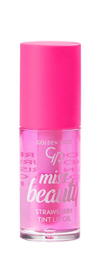 لیپ اویل توت فرنگی 01 rose miss beauty strawberry tint lip oil