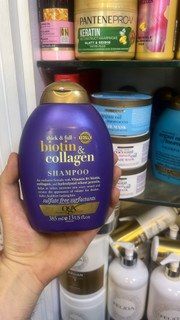 شامپو بیوتین و کلاژن او جی ایکس OGX (اصل) بدون سولفات (ضد ریزش و ضخیم کننده مو) فرمولاسیون بهبود یافته تاریخ جدید