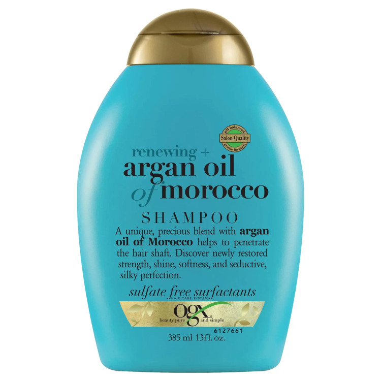 شامپو او جی ایکس OGX آرگان ترمیم کننده مدل Renewing + Argan Oil Of Morocco حجم 385 میل