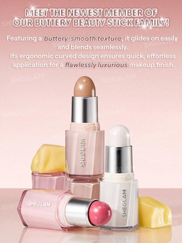 هایلایتر استیکی مدل Buttery Bling | SHEGLAM Highlight Stick