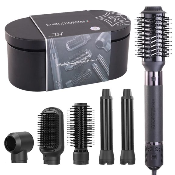 سشوار,فر کننده و حالت دهنده چند منظوره انزو کراتین پروفشنال Enzo مدل B1