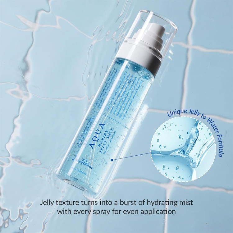 میست ژله ای آبرسان عمقی و ترمیم سد دفاعی پوست دکتر التیا Dr Althea مدل Aqua Marine Jelly Mist حجم 100ml
